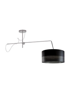 Srebrna lampa sufitowa wisząca regulowana nad stół RIO GLAM ze sklepu Lysne w kategorii Lampy wiszące - zdjęcie 181825393