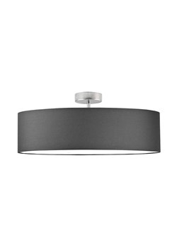 Skandynawska lampa sufitowa z abażurem WENECJA fi - 60 cm - kolor grafitowy ze sklepu Lysne w kategorii Lampy sufitowe - zdjęcie 181825571