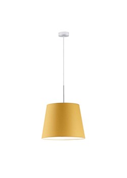 Musztardowa lampa wisząca do kuchni z abażurem stożkowym SARI - kolor musztardowy ze sklepu Lysne w kategorii Lampy wiszące - zdjęcie 181825592