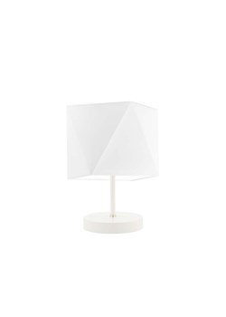 Biała lampka nocna z abażurem PASADENA ze sklepu Lysne w kategorii Lampy stołowe - zdjęcie 181825753
