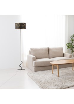 Lampa podłogowa w stylu glamour z marmurowym abażurem JERSEY MARMUR ze sklepu Lysne w kategorii Lampy podłogowe - zdjęcie 181826372
