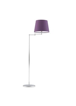 Nowoczesna lampa podłogowa z fioletowym abażurem ASTI ze sklepu Lysne w kategorii Lampy podłogowe - zdjęcie 181826410