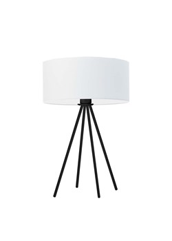 Biało-czarna lampa stołowa do salonu SIERRA z oryginalnym stelażem ze sklepu Lysne w kategorii Lampy stołowe - zdjęcie 181826611