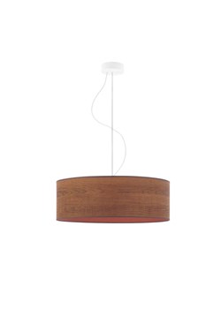 Lampa wisząca z regulacją wysokości  HAJFA ECO fi - 50 cm - kolor kasztanowy ze sklepu Lysne w kategorii Lampy wiszące - zdjęcie 181826810