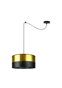 Regulowana lampa wisząca do salonu czarno-złota glamour WAIKIKI W1 GLAM ze sklepu Lysne w kategorii Lampy wiszące - zdjęcie 181827232