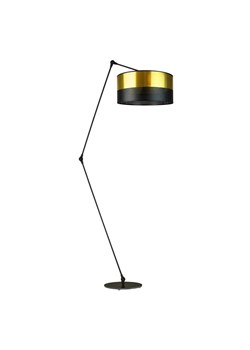 Czarna lampa podłogowa na regulowanym ramieniu BARI GLAM ze sklepu Lysne w kategorii Lampy podłogowe - zdjęcie 181827472