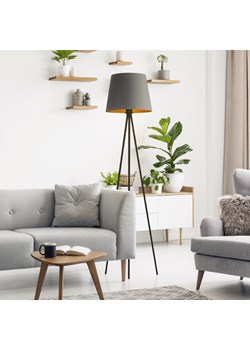 Lampa podłogowa na trójnogu w stylu skandynawskim RENO GOLD ze sklepu Lysne w kategorii Lampy podłogowe - zdjęcie 181827553