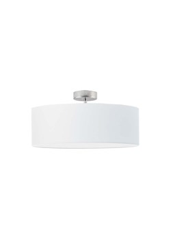 Biała lampa sufitowa do sypialni WENECJA fi - 50 cm - kolor biały ze sklepu Lysne w kategorii Lampy sufitowe - zdjęcie 181827611