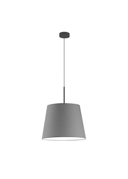 Skandynawska lampa wisząca w kolorze szarości do salonu SARI - kolor szary stalowy ze sklepu Lysne w kategorii Lampy wiszące - zdjęcie 181827643