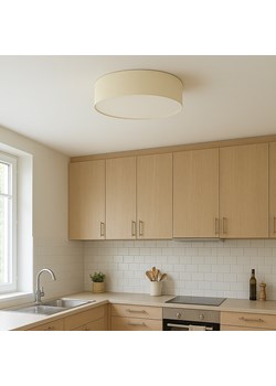 Kremowa lampa sufitowa do salonu DUBAJ fi - 50 cm ze sklepu Lysne w kategorii Lampy sufitowe - zdjęcie 181827832