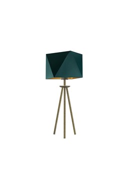 Złota lampa stołowa na trójnogu SOVETO GOLD ze sklepu Lysne w kategorii Lampy stołowe - zdjęcie 181827913