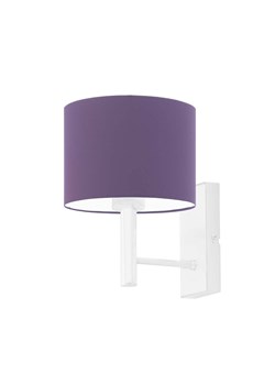 Geometryczny kinkiet do pokoju z fioletowym abażurem TEGU w stylu art deco ze sklepu Lysne w kategorii Lampy ścienne - zdjęcie 181828512