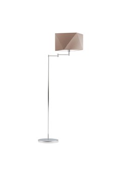 Nowoczesna lampa podłogowa do sypialni SANTIAGO z beżowym abażurem ze sklepu Lysne w kategorii Lampy podłogowe - zdjęcie 181828750