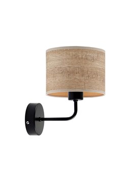 Designerski kinkiet nad lustro MODENA ECO z orzechowym kloszem ze sklepu Lysne w kategorii Lampy ścienne - zdjęcie 181828901