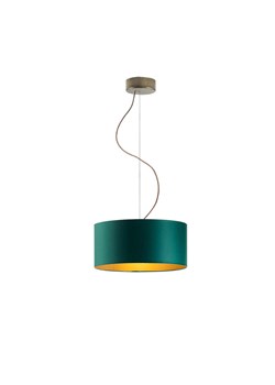 Żyrandol do salonu HAJFA GOLD fi - 30 cm ze sklepu Lysne w kategorii Lampy wiszące - zdjęcie 181829171