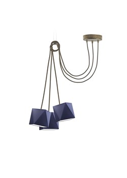 Lampa wisząca z diamentowymi abażurami KANO D3 ze sklepu Lysne w kategorii Lampy wiszące - zdjęcie 181829524
