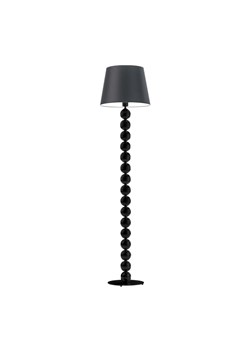 Czarna lampa stojąca do salonu z podstawą z kul BANGKOK ze sklepu Lysne w kategorii Lampy podłogowe - zdjęcie 181830323
