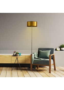 Czarno złota lampa stojąca MEKSYK MIRROR w stylu loft ze sklepu Lysne w kategorii Lampy podłogowe - zdjęcie 181831364