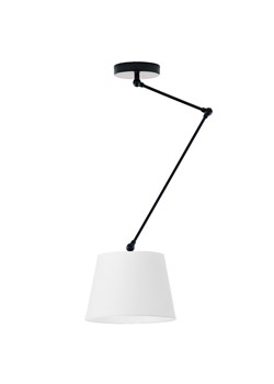 Nowoczesna lampa na ruchomym wysięgniku JUMA designerska lampa sufitowa z białym abażurem ze sklepu Lysne w kategorii Lampy dziecięce - zdjęcie 181831440