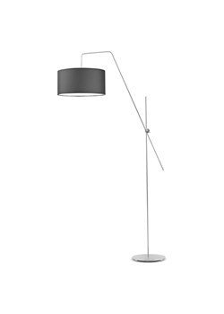 Srebrna lampa podłogowa z regulowanym ramieniem do czytania BILBAO ze sklepu Lysne w kategorii Lampy podłogowe - zdjęcie 181831743