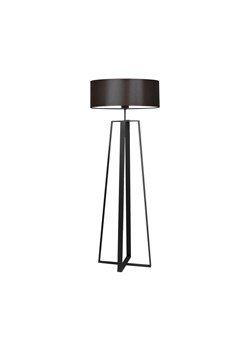 Klasyczna lampa podłogowa z brązowym abażurem MOSS ze sklepu Lysne w kategorii Lampy podłogowe - zdjęcie 181832081