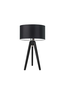 Czarna lampa stołowa na trójnogu z drewna SABA ze sklepu Lysne w kategorii Paski męskie - zdjęcie 181832374
