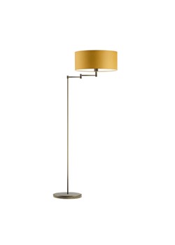 Nowoczesna regulowana lampa podłogowa CANCUN z musztardowym abażurem ze sklepu Lysne w kategorii Lampy podłogowe - zdjęcie 181832384