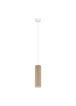 Beżowa pojedyncza lampa wisząca do kuchni BEJRUT z podłużnym kloszem ze sklepu Lysne w kategorii Lampy wiszące - zdjęcie 181833662