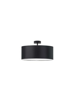 Czarny plafon w minimalistycznym stylu WENECJA fi - 30 cm ze sklepu Lysne w kategorii Lampy sufitowe - zdjęcie 181835954