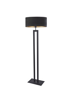 Czarna lampa stojąca z kloszem ze złotym wnętrzu KALIFORNIA VELUR ze sklepu Lysne w kategorii Lampy podłogowe - zdjęcie 181836921