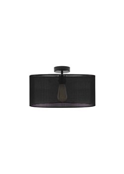 Czarny plafon sufitowy WENECJA AŻUR fi - 40 cm - kolor czarny ze sklepu Lysne w kategorii Lampy sufitowe - zdjęcie 181837121