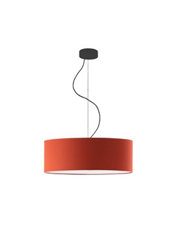 Abażurowa lampa wisząca na lince HAJFA fi - 50 cm - kolor rdzawy ze sklepu Lysne w kategorii Lampy wiszące - zdjęcie 181837142