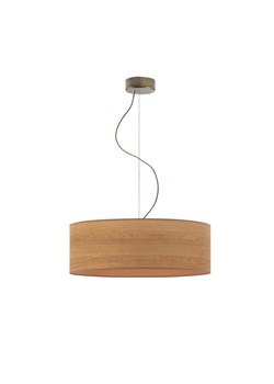Nowoczesny żyrandol do salonu HAJFA ECO fi - 50 cm - kolor dąb sonoma ze sklepu Lysne w kategorii Lampy wiszące - zdjęcie 181839400