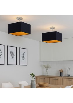 Kwadratowa lampa sufitowa do kuchni ALBA GOLD ze sklepu Lysne w kategorii Lampy sufitowe - zdjęcie 181840173