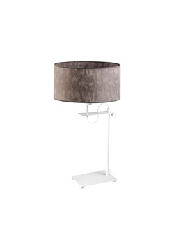 Designerska lampka nocna do sypialni ALASKA na białym stelażu ze sklepu Lysne w kategorii Lampy stołowe - zdjęcie 181842264