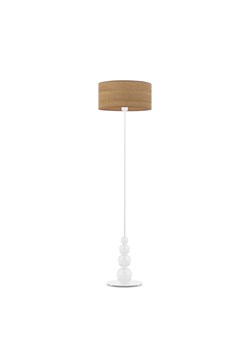 Nowoczesna lampa podłogowa do sypialni ROMA ECO z abażurem imitującym fornir ze sklepu Lysne w kategorii Lampy podłogowe - zdjęcie 181842640