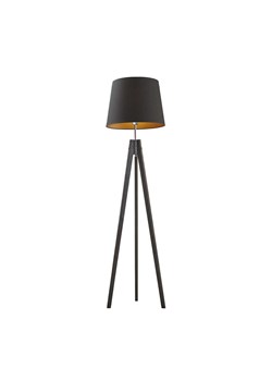 Drewniana lampa stojąca na trójnogu ARUBA GOLD ze sklepu Lysne w kategorii Lampy podłogowe - zdjęcie 181843260
