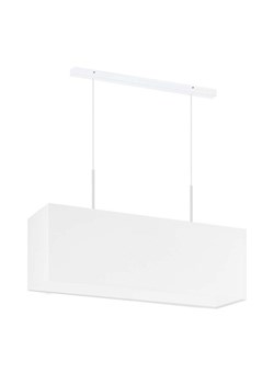 Biała lampa wisząca podłużna LED do jadalni nad stół MILOS ze sklepu Lysne w kategorii Lampy wiszące - zdjęcie 181843530