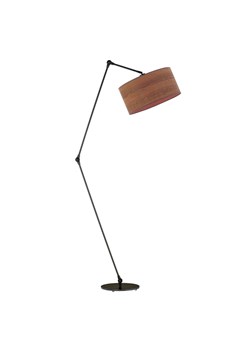 Czarna lampa podłogowa z możliwością regulacji ramienia BARI ECO ze sklepu Lysne w kategorii Lampy podłogowe - zdjęcie 181843620