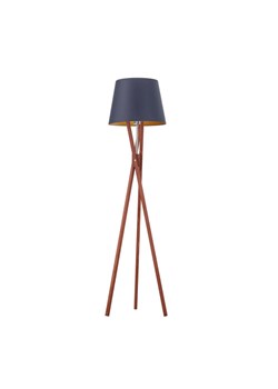 Lampa stojąca drewniana z abażurem ANDORA GOLD ze sklepu Lysne w kategorii Lampy podłogowe - zdjęcie 181844193