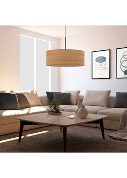 Nowoczesny żyrandol SINTRA ECO fi - 60 cm - kolor dąb sonoma ze sklepu Lysne w kategorii Lampy wiszące - zdjęcie 181844614