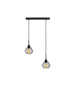2-punktowa lampa wisząca regulowana ZAFRA LOFT z metalowymi kloszami ze sklepu Lysne w kategorii Lampy wiszące - zdjęcie 181844620