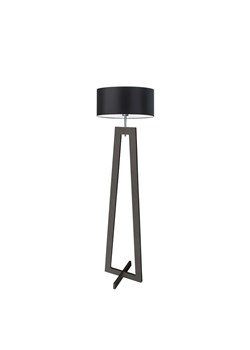 Czarna lampa podłogowa drewniana BALI ze sklepu Lysne w kategorii Lampy podłogowe - zdjęcie 181845271