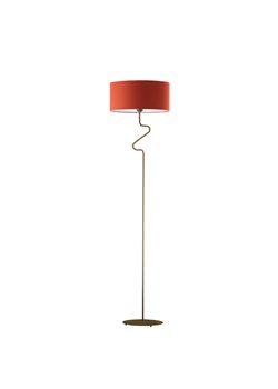 Złota lampa stojąca w stylu glamour z abażurem MORONI ze sklepu Lysne w kategorii Lampy podłogowe - zdjęcie 181845293