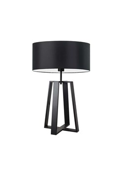 Czarna lampa stołowa do sypialni z abażurem THOR ze sklepu Lysne w kategorii Lampy stołowe - zdjęcie 181845412