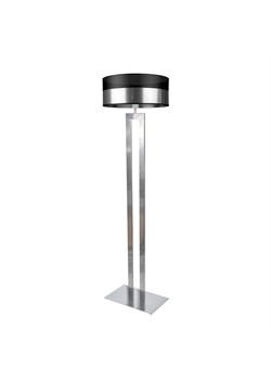 Srebrna lampa podłogowa z dodatkiem ażuru KALIFORNIA GLAM ze sklepu Lysne w kategorii Lampy podłogowe - zdjęcie 181845674