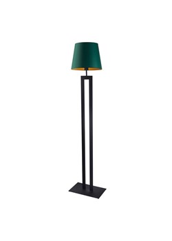 Lampa podłogowa do salonu LED czarny abażur glamour VEGAS GOLD - id: 7161 - marki Ciekot Partners Sp. Z O. O. - 181845901 Lampa podłogowa do salonu LED czarny abażur glamour VEGAS GOLD ze sklepu Lysne w kategorii Lampy podłogowe - zdjęcie 181845901