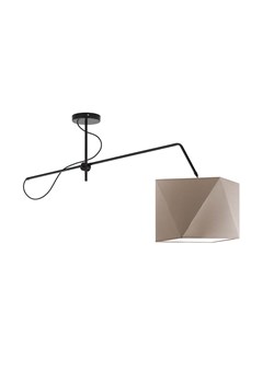 Beżowa lampa sufitowa na wysięgniku BUFFALO nad stół ze sklepu Lysne w kategorii Lampy wiszące - zdjęcie 181846251