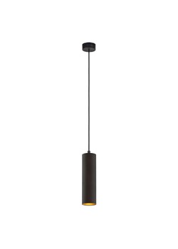 Czarna lampa wisząca nad stół BEJRUT GOLD abażur tuba E27 ze sklepu Lysne w kategorii Lampy wiszące - zdjęcie 181846750