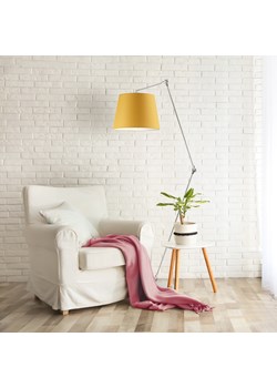 Srebrna lampa podłogowa z wysięgnikiem MANILA ze sklepu Lysne w kategorii Lampy podłogowe - zdjęcie 181846993